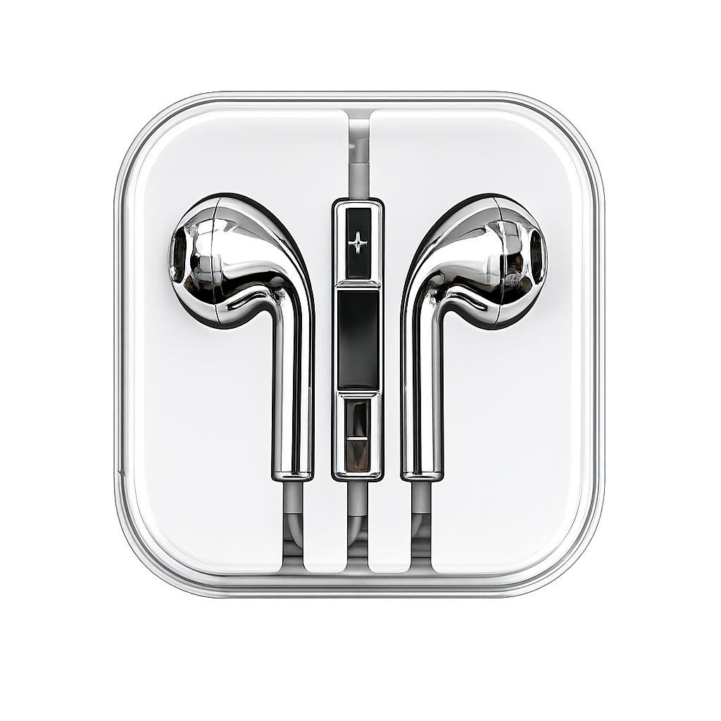 Chromepro chrome-finish wireless earphones